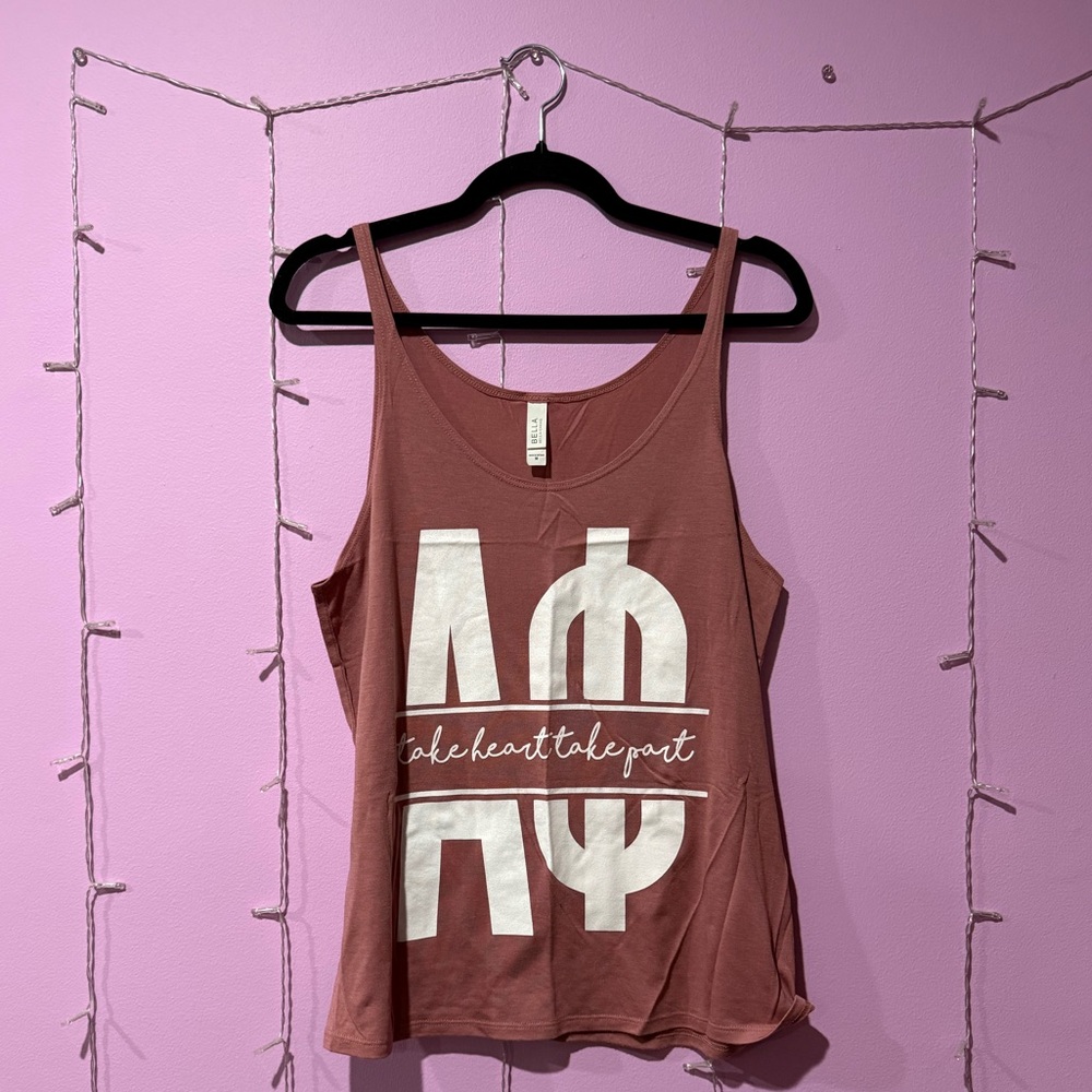 Alpha Phi Pink Tank top